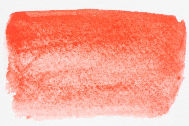 red grunge brush strokes watercolor paint isolated on white background