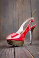 Free photo red high heel