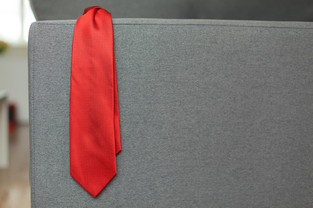 Free photo red necktie for father's day