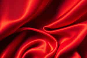 Free photo red silk background with a soft wave.