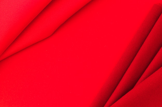 Free Photo red textile fabric on texture background