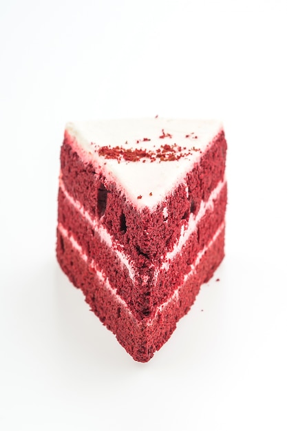 Free photo red velvet cakes isolated