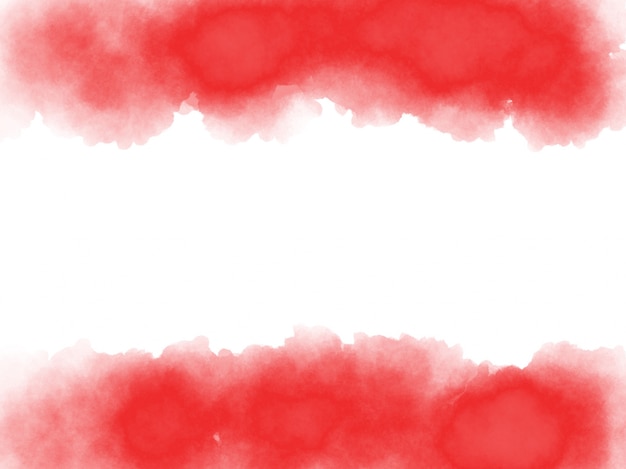 Red watercolor background