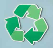 Free photo reduce reuse recycle symbol icon