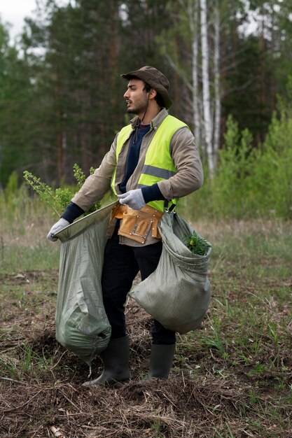 Reforestation done by voluntary group