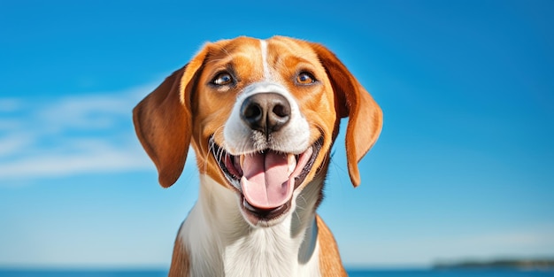 Free photo relaxing beagle with a thoughtful look and droopy ears