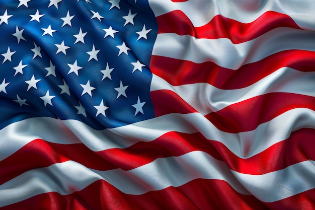 Representation of the american flag for us national loyalty day celebration