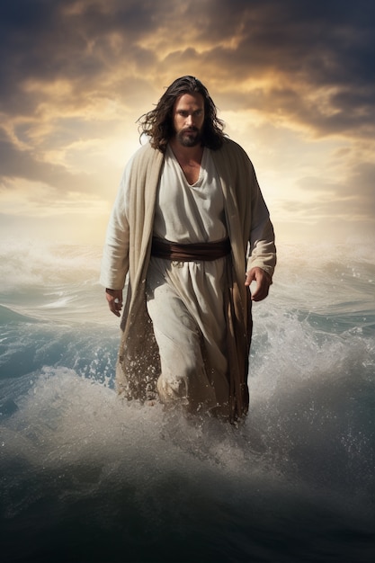 Free Photo representation of jesus christ