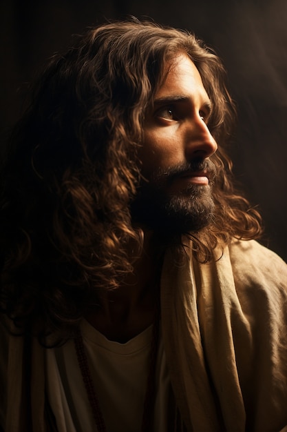 Representation of jesus from christianity religion