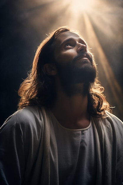 Representation of jesus from christianity religion