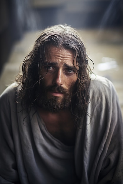 Representation of jesus from christianity religion