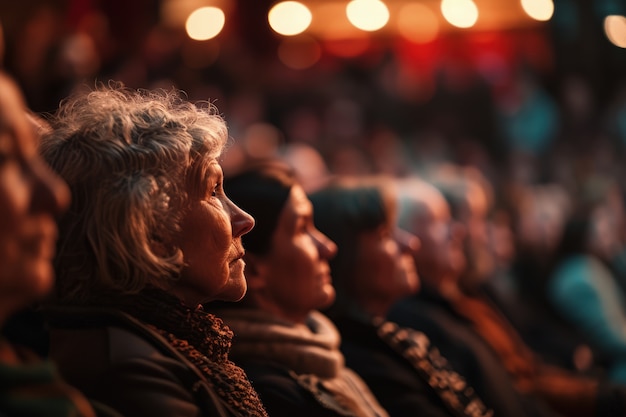 Free photo retro theatre scene to celebrate world theatre day