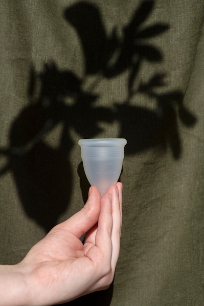 Free photo reusable menstrual cup product