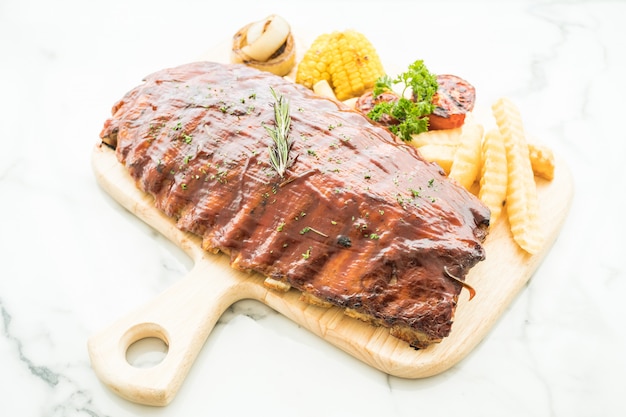 Rib barbecue