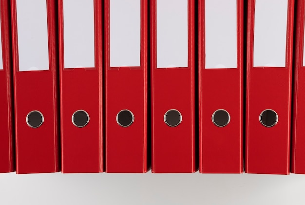 Ring binder used for stored documents