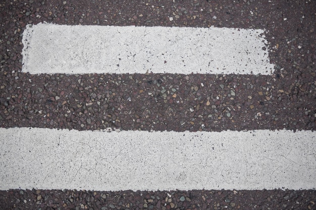 Road marking on road surface