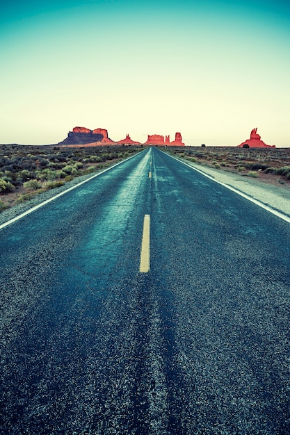 Road To Monument Valley with special photographic processing