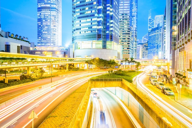 road street city hongkong traffic