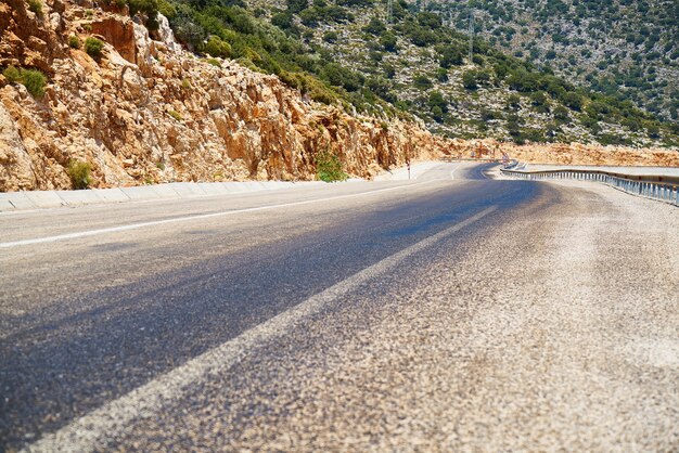 Road with vanishing point