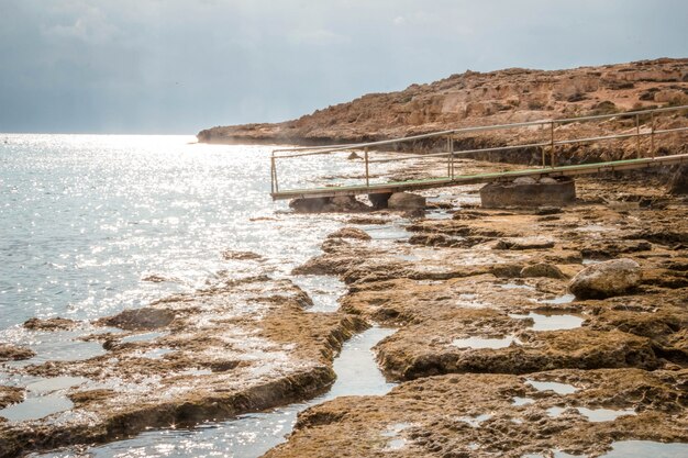 Rocky beach during daytime