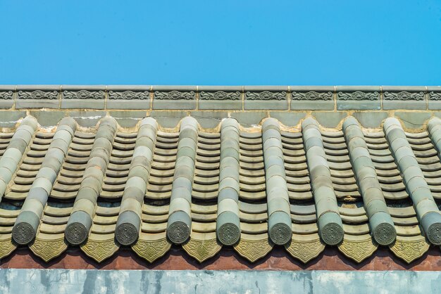 Roof at temple chinese style