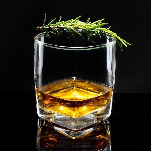 Rosemary old fashioned whisky