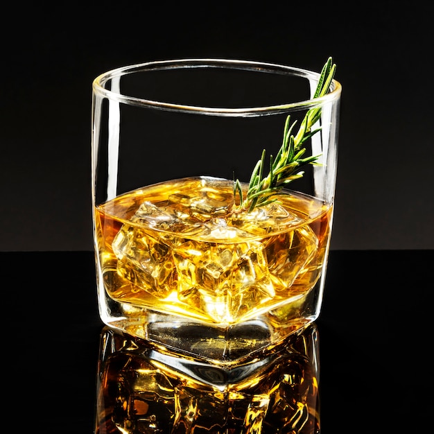 Rosemary old fashioned whisky