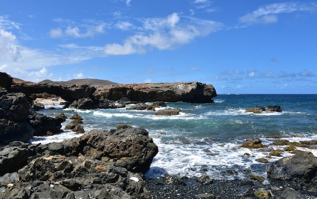 Rough Seas On the Rugged Coast of Aruba