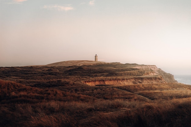 Rubjerg Knude Lighthouse at sunset