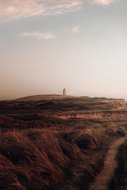 Rubjerg Knude Lighthouse at sunset