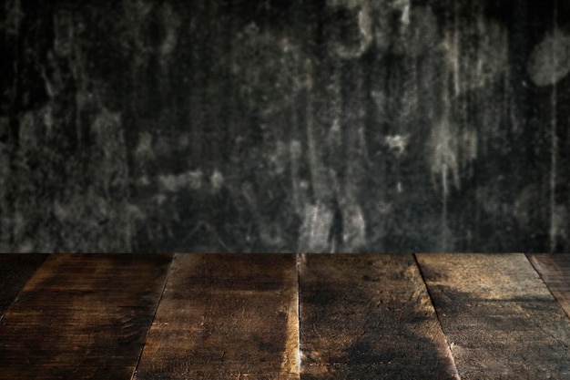 Free Photo rustic wooden planks with grunge background