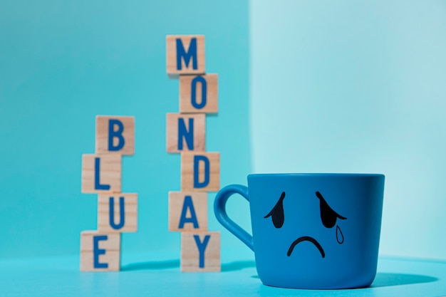 Free Photo sadness blue monday concept