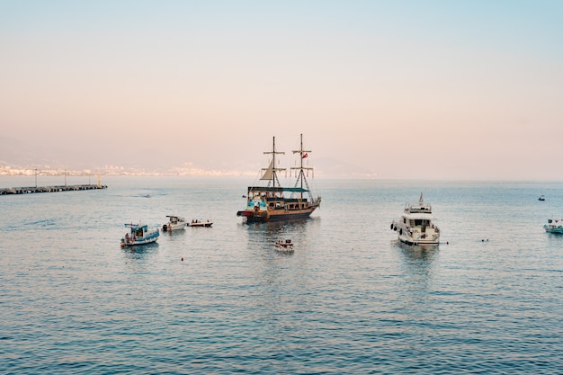 Free Photo sailboat in the medeteranian sea