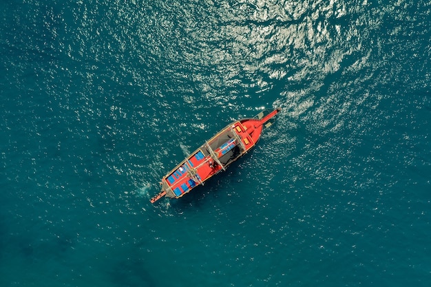 Free Photo sailboat in the sea in the evening sunlight over beautiful sea, luxury summer adventure, active vacation in mediterranean sea, turkey