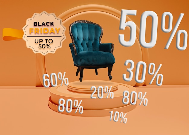 Sale with special discount on chair