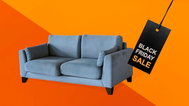 Sale with special discount on couch