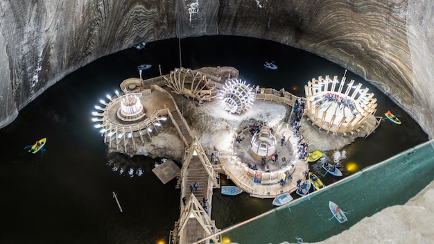 Free photo salina turda salt mine romania