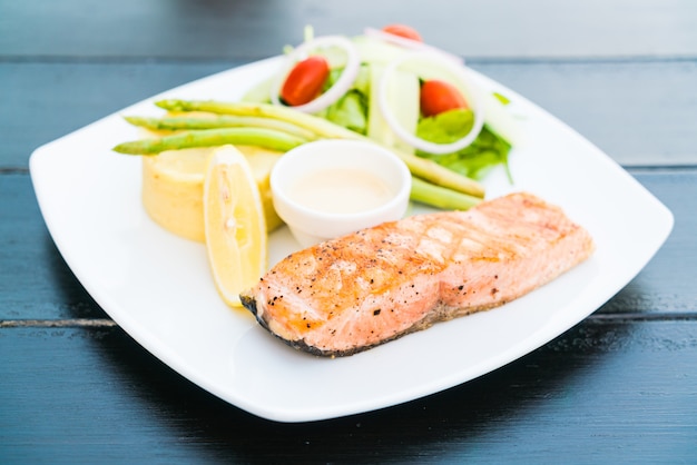 Salmon steak