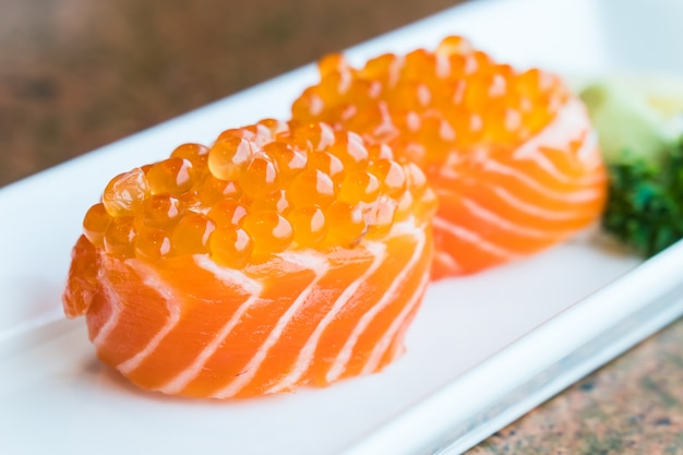 Salmon sushi