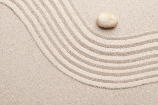 Free Photo sand surface texture background art of balance concept