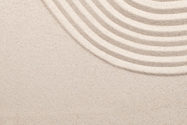 Free photo sand wave nature textured background in wellness concept