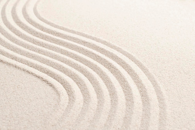 Sand wave nature textured background in wellness concept