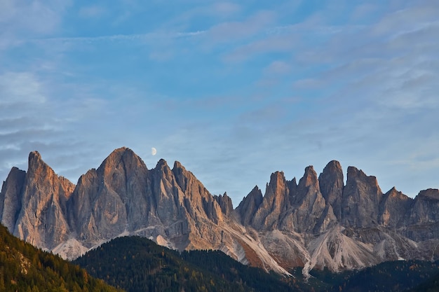 Free Photo santa maddalena in dolomites rangesouth tyrol