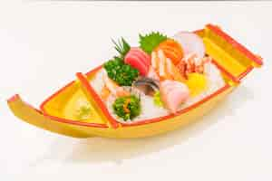 Free photo sashimi