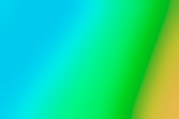 Scale of green and blue blending