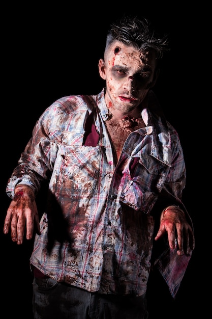 Free Photo scary zombie cosplay