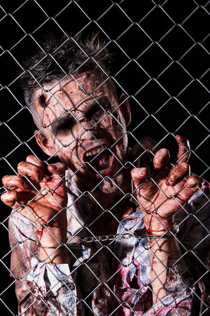 Free Photo scary zombie costume cosplay