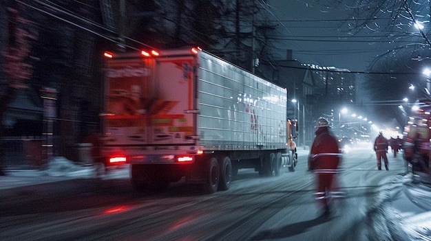 Free photo scene with photorealistic logistics operations and proceedings