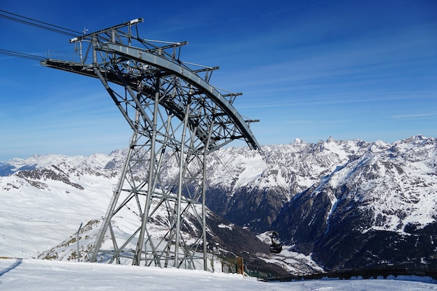 Scenic Mountains in the austrian alps