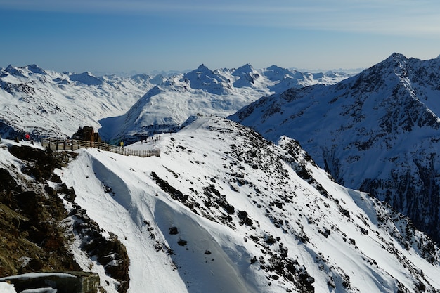 Scenic Mountains in the austrian alps